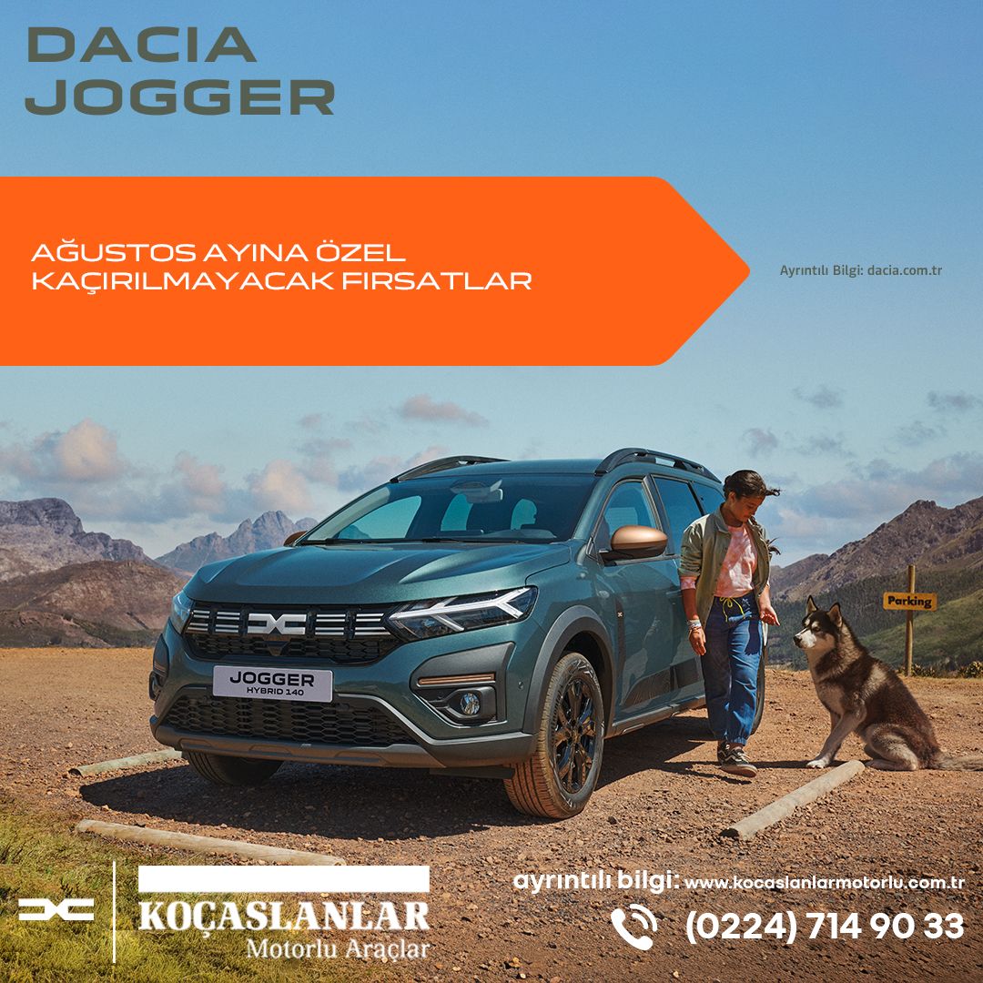 Dacia Jogger'da Kaçırılmayacak Fırsatlar!